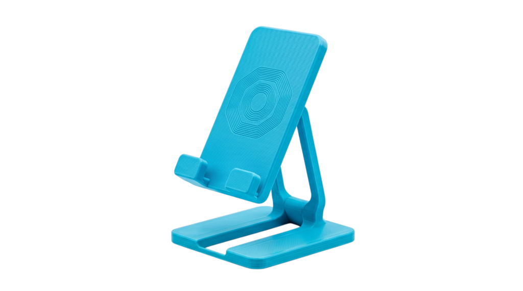 Soporte celeste para teléfono impreso en 3D