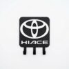 portallaves toyota hiace 3 ganchos estudio Portallaves de Pared Toyota HIACE – Con 3 Ganchos Resistentes