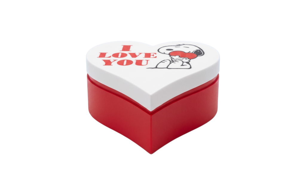 Caja decorativa impresa en 3D para regalo